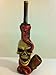 Handmade Tobacco Pipe, Red Cobra Skull Design