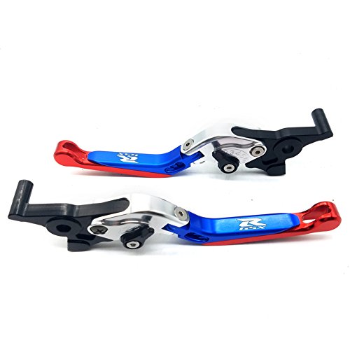 Adjustable Folding Extendable Engraved Model Brake Clutch Levers For Suzuki GSXR Gixxer 1000 2007-2008