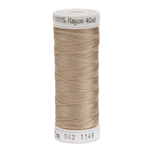 Sulky 22859 Rayon Thread 40wt 250yd, Deep Ecru