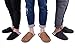 KushyShoo Mens Slippers, Scuff Fluff House Shoes, Slip-On Indoor Outdoor Slipper, Black, Size 13