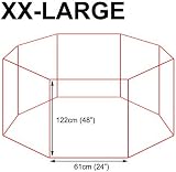 AVC Designs Pet Playpen XXL 122cm Foldable Indoor Outdoor 8 Panels view 2