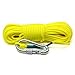 CMS MAGNETICS - Yellow 50-Foot Magnet Fishing Rope with Carabiner | 550-Pound Tensile Strength, Braided, Polyester Paracord | Camping, DIY Project, Hoisting, Lifting, Pulling