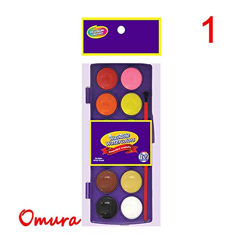 12 Ct. Watercolor w/Brush (CASE PK 01)