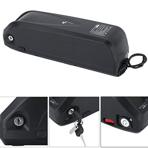 Simoner Electric E-Bike Li-ion Battery, E-Bike Rechargeable Lithium Battery with Charger, Replacement for Electric Bicycle Mountain Bikes Motor (36V 15.6Ah 561.6Wh)