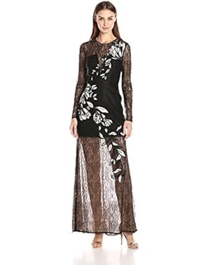 BCBGMax Azria Women's Veira Embroidewred Dress