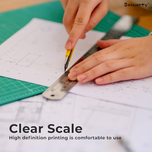 Beauenty A1/A2/A3 Cutting Mat, Self Healing Cutting Mat Durable Non-Slip 3mm Thick Double Sided Engraving Board, Reusable Gridded Rotary Mat for Crafts, Sewing, Engrave, Office (A3)