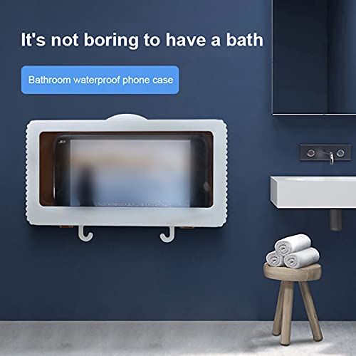 Wmbzxh Wall Mount Shower Phone Holder Waterproof Shower TV Case for