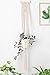 Mkono Macrame Plant Hanger Indoor Wall Hanging Planter Basket Long Flower Pot Holder Boho Home Decor, 46 Inch
