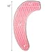 Gel Toilet Seat Cover - Adhesive Gel Pads Provide a padded and cushioned Seat for Maximum Pressure Relief – Washable and Portable- Pink