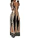 BIUBIU Women's Sexy Boho Floral Halter Summer Maxi Dress Beach Party Split Cover Up Swimsuit Outfit 2024 (Color Black,M)
