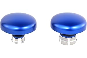 RUDYNESS Motorcycle Front Axle Nut Caps Compatible for Harley Touring 2024-2025 Street Road Glide FL FLTRXSE FLTRXSTSE (Blue)