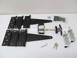 shed door hardware kit, t hinges 8