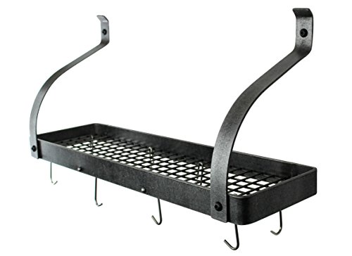 Enclume PR8BC-36 HS Bookshelf Wall Rack with Curved Arm, 36