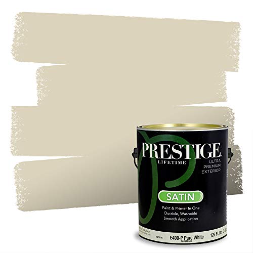PRESTIGE Paints Exterior Paint and Primer In One, 1-Gallon, Satin, Comparable M…