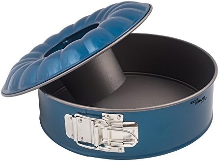 Eco Haus Living Springform Pan with Bundt Cake Pan 9,4 inches / 24cm | Teflon Spring form Cake Pan with Removable Bottom - Easy to Clean - Ideal for Cheesecake Fruitcake Chocolate Quiche