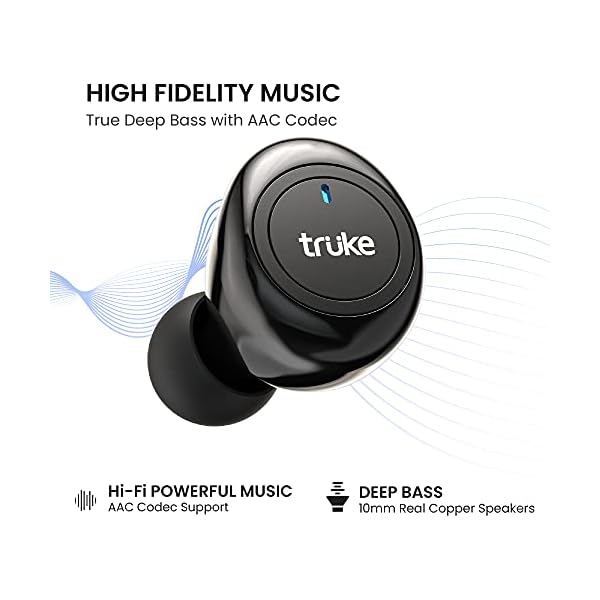 truke Fit 1+ True Wireless Earbuds with 