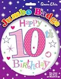 Twizler Biglietto di auguri per 3° compleanno per ragazza con sirena carina e glitter, 3 anni, biglietto di compleanno per bambini, biglietto di compleanno per ragazz