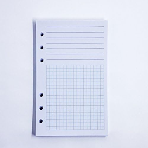 Refillable Gird &amp; Noted Paper - Notebooks, Diaries, Journals - Loose Leaf Binders - For Him or Her