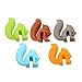 TraveT Silicone Cute Squirrel Tea Bag Silicone Tea Bag Holder 5pcs