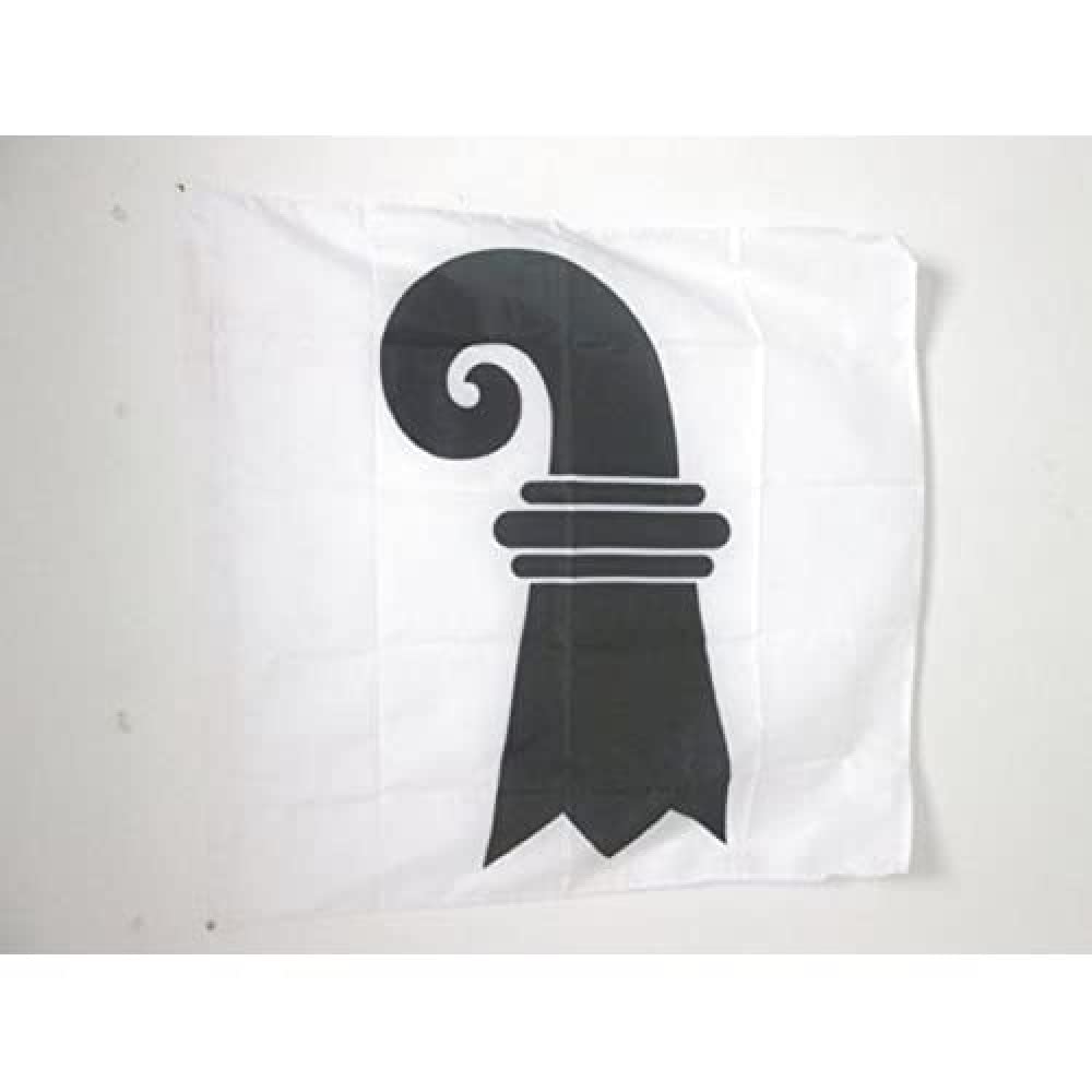 AZ FLAG - Canton of Basel-Stadt Flag - 3x3 Ft - 100% Polyester Basel-Stadt - BS Banner with Sleeve - Fade Resistant - Vivid Colors - 3' x 3' Feet - 90x90 Cm