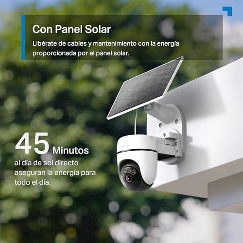 Kit C610 – Câmera de Vigilância WiFi ao Ar Livre 2K 3MP com Painel Solar, 360° PTZ, Bateria 6700mAh, Deteção Humana, Visão Noturna a Cor, Rastreamento AI, IP65 Wireless