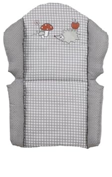 roba Sitzverkleinerer, Hochstuhleinlage 'Adam & Eule', Sitzkissen für Kombihochstühle