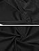 Womens Lightweight Sexy Drape Backless Cowl Neck Low Cut Halter Top with Stretch Black/S