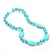 Consider It Maid Silicone Teething Necklace for Mom to Wear - FREE E-BOOK - BPA FREE and FDA Approved - Peas in a Pod (Turquoise)