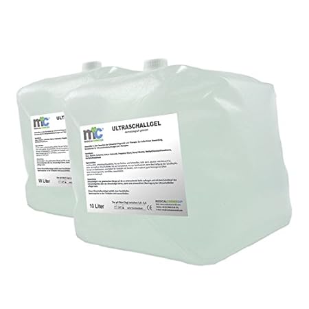 Ultraschallgel - 2x 10kg Cubitainer, 20kg Kontaktgel, Leitgel, Sonogel, Sonographiegel