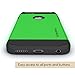 iPhone 6 Case-Cover 4.7 Inch+Tempered Glass Protector, Best for Apple Phone Cases-Heavy Duty Shock Absorbing TPU-Ultra Protective Skin-Seamless-Green