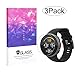 [3 Pack] Tempered Glass Screen Protector Compatible Polar Vantage V 2.5 Touchscreen Watch BECROWMUS Full Coverage 9H Hardness Anti-Scratch High Definition Film Gift Box Clear
