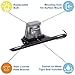 Lumitronics Heavy-Duty Trailer License Plate Bracket, Rustproof Steel Mount with Drainage Holes, Universal Fit for Trucks, RVs, Boats, and Utility Trailers (Gray)