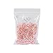 Pandahall 200pcs Assorted Alphabet Charm Pendant Loose Beads Rose Gold Plated A-Z Letter Pieces, 12-17x4-15x2mm