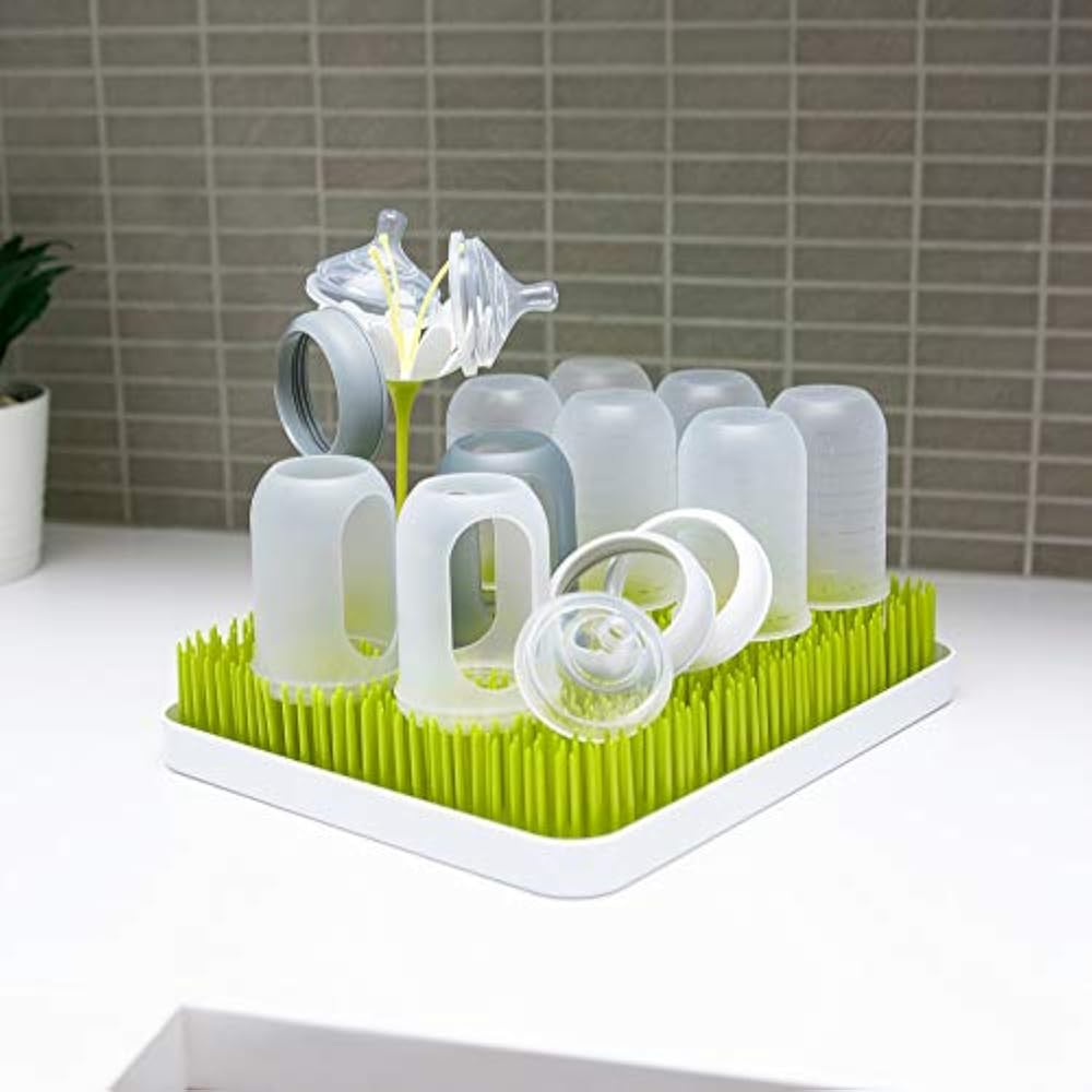 Boon Bathing Lawn Countertop Drying Rack Green Baby Bottle Racks eBay