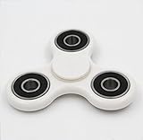 heytech Fidget Hand Spinner Fidget Toy EDC High Speed Ceramic Bearing ADHD Toy Autism Toy(White)