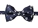 Retreez Classic Anchor Pattern Woven Microfiber Pre-tied Boy's Bow Tie - Navy Blue - 4-7 years