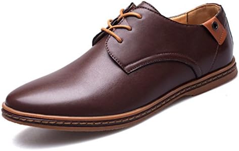 Men's Business Shoes, Classic Modern Leather Lace up Oxford Dress Shoes, Mens Fashion Formal Shoes