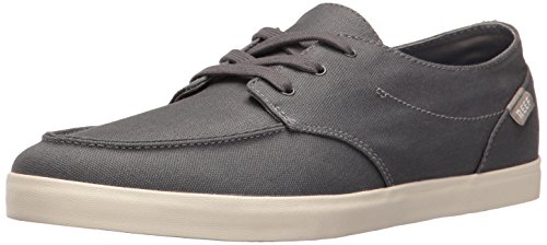 Reef Men's Deck Hand 2 Fashion Sneaker, White/Charcoal, 11 M US