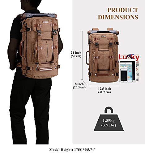 witzman canvas backpack