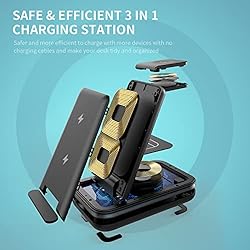 Wireless Charging Station, MSTJRY 3 in 1 Wireless