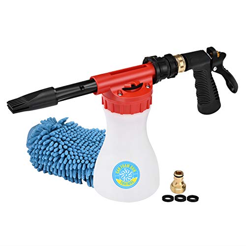 TRKIMAL Car Washing Foam Gun Soap Foam Blaster, Adjustable Ratio Dial