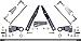 Currie Enterprises CE-9900TJR TJ/LJ Bolt-On Rear ANTIROCK Sway Bar Kit