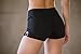 Helisopus Womens Stretch Solid Athletic Shorts Cross Side Tie Dance Yoga Shorts