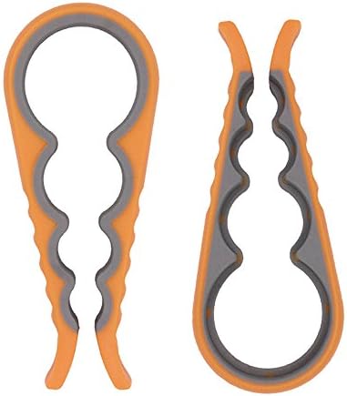 Good Grips Jar Opener Bottle Opener 4 colors Skid-proof Rubber (Orange)