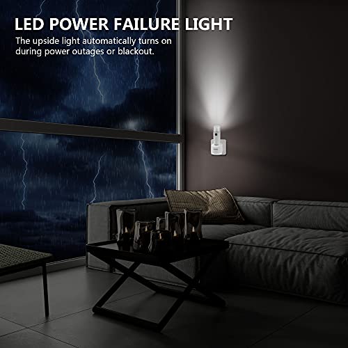 Emergency LED Flashlight, Power Failure Light, Plugin Flashlight for