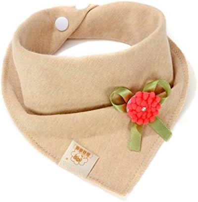 1pcs Baby Bibs Cotton Flower Bibs Infant Babador Saliva Bavoir Towel (Style2)