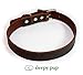 Full Grain Thick Leather Dog Collar (Medium: 14