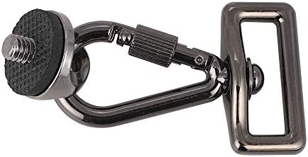DSLR Camera 1/4" Screw Connecting Adapter +1/4" Metal Connecting Hook Adapter for DSLR Camera Shoulder Sling Quick Neck Strap Belt Camera Bag Accessories
