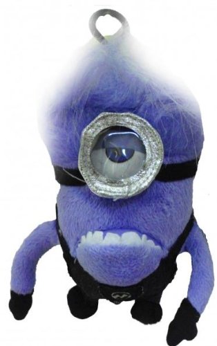 Despicable Me 2 One Eyed Evil Purple Minion Coin Purse Plush