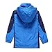 KID1234 Boys' Rain Jacket Lightweight Quick Dry Waterproof Hooded Raincoat